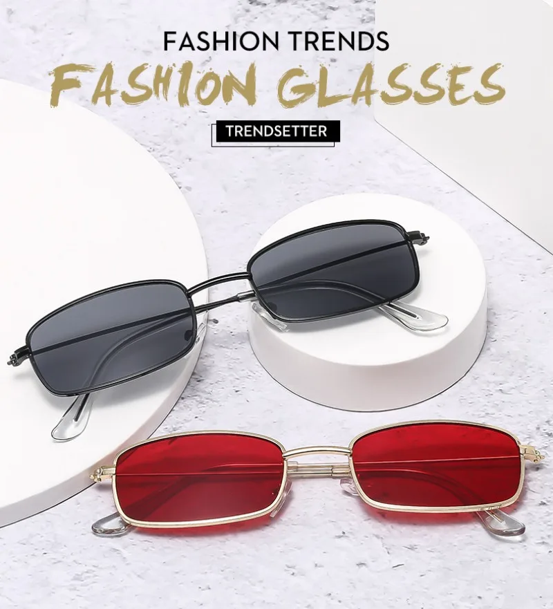 New Small Square Sunglasses Wo - đánh giá và giá Metal Photo Panel