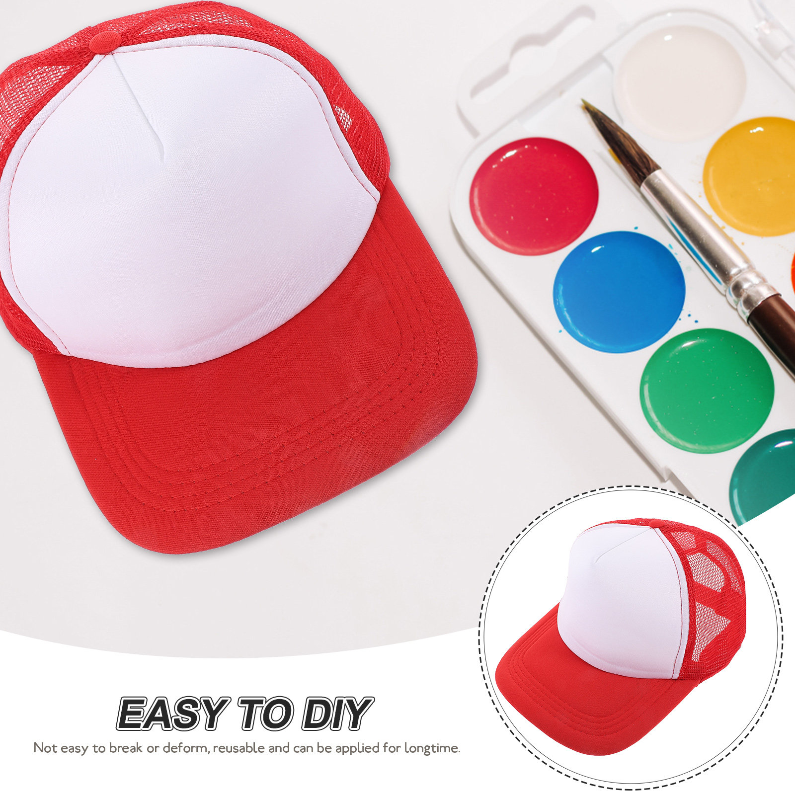 10Pcs Blank Heat Transfer Base - đánh giá và giá Hat Sublimation Blank