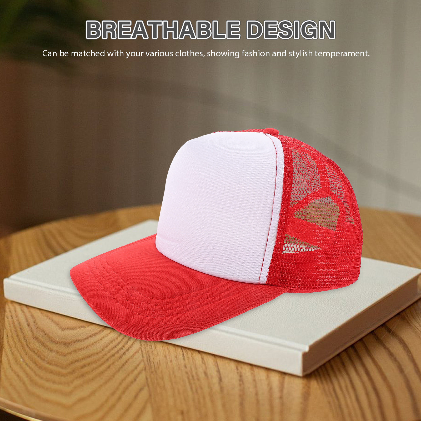 10Pcs Blank Baseball Caps Mesh - đánh giá và giá Hat Sublimation Blank