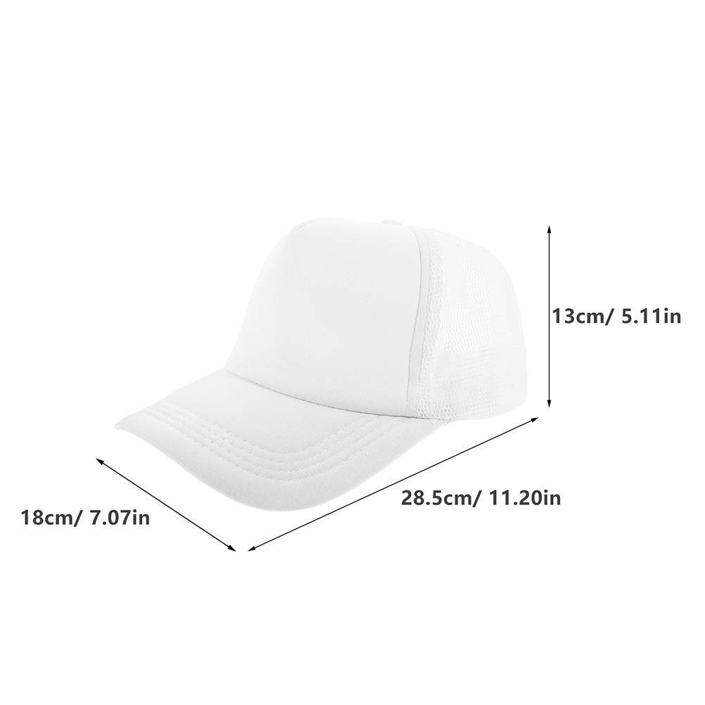 5Pcs Blank Baseball Cap Mesh B - đánh giá và giá Hat Sublimation Blank